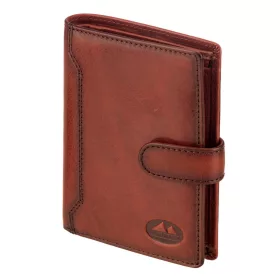   EL FORREST 1403-29 RFID konyak férfi bőr pénztárca 10.5 x 13 x 2.8 cm