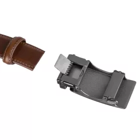 Peterson PTN A022-AS BROWN férfi bőr öv 135 cm