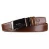 Peterson PTN A022-AS BROWN férfi bőr öv 135 cm