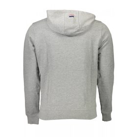 U.S. POLO férfi szürke kapucnis pulóver XL