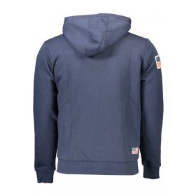 U.S. POLO férfi kék hosszú ujjú felső, cipzáros 2XL