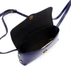 Florence 72 navy női bőr oldaltáska 20 x 10 x 6 cm