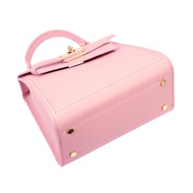   Luka 19-17 MN rózsaszín női bőr kézitáska, oldaltáska 23 x 19 x 12.5 cm