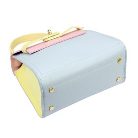   Luka 19-17 MN mintás női bőr kézitáska, oldaltáska 23 x 19 x 12.5 cm