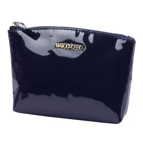   Mato Grosso 001-32 sötétkék női lakkbőr kozmetikai táska 18 x 11 x 4.5 cm