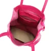 Luka 26-084 magenta női bőr válltáska, shopper 40 x 37 x 13 cm