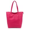 Luka 26-084 magenta női bőr válltáska, shopper 40 x 37 x 13 cm