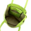 Luka 26-084 lime zöld női bőr válltáska, shopper 40 x 37 x 13 cm