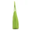 Luka 26-084 lime zöld női bőr válltáska, shopper 40 x 37 x 13 cm