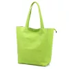 Luka 26-084 lime zöld női bőr válltáska, shopper 40 x 37 x 13 cm