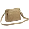 Luka 26-008 taupe női bőr oldaltáska 28 x 20 x 10 cm