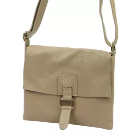 Luka 26-087 taupe női bőr oldaltáska 25 x 20 x 4 cm