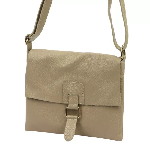 Luka 26-087 taupe női bőr oldaltáska 25 x 20 x 4 cm