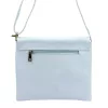 Luka 26-087 babakék női bőr oldaltáska, crossbody 25 x 20 x 4 cm