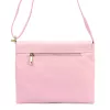 Luka 26-087 rózsaszín női bőr oldaltáska, crossbody 25 x 20 x 4 cm