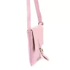 Luka 26-087 rózsaszín női bőr oldaltáska, crossbody 25 x 20 x 4 cm
