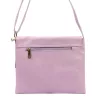 Luka 26-087 levendula lila női bőr oldaltáska, crossbody 25 x 20 x 4 cm