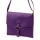 Luka 26-087 ibolya lila női bőr oldaltáska, crossbody 25 x 20 x 4 cm