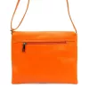 Luka 26-087 narancssárga női bőr oldaltáska, crossbody 25 x 20 x 4 cm