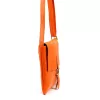 Luka 26-087 narancssárga női bőr oldaltáska, crossbody 25 x 20 x 4 cm