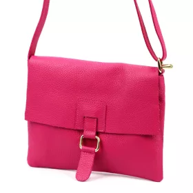   Luka 26-087 magenta női bőr oldaltáska, crossbody 25 x 20 x 4 cm