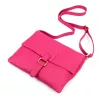 Luka 26-087 magenta női bőr oldaltáska, crossbody 25 x 20 x 4 cm