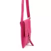 Luka 26-087 magenta női bőr oldaltáska, crossbody 25 x 20 x 4 cm