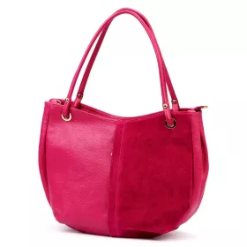 Luka 26-089 magenta női bőr válltáska 42 x 31 x 16 cm