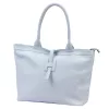Luka 25-007 2w1 pasztell kék női bőr válltáska, shopper 42 x 28 x 16 cm