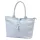 Luka 25-007 2w1 pasztell kék női bőr válltáska, shopper 42 x 28 x 16 cm