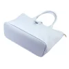 Luka 25-007 2w1 pasztell kék női bőr válltáska, shopper 42 x 28 x 16 cm