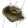 Luka 25-007 2w1 pasztell kék női bőr válltáska, shopper 42 x 28 x 16 cm