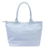 Luka 25-007 2w1 pasztell kék női bőr válltáska, shopper 42 x 28 x 16 cm