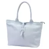 Luka 25-007 2w1 pasztell kék női bőr válltáska, shopper 42 x 28 x 16 cm
