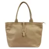 Luka 25-007 2w1 taupe női bőr válltáska, shopper 42 x 28 x 16 cm