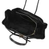 Camilla PREMIUM 10.004 fekete női bőr válltáska 37 x 24 x 14 cm