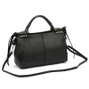 Camilla PREMIUM 10.008 fekete női bőr kézitáska, oldalpánttal 35 x 23 x 16 cm