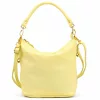 Patrizia 419-040  halvány sárga női bőr válltáska, oldalpánttal 24 x 20 x 13 cm