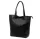 Luka 26-084 fekete női bőr válltáska, shopper 40 x 37 x 13 cm