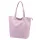 Luka 26-084 pasztell lila női bőr válltáska, shopper 40 x 37 x 13 cm