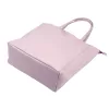 Luka 26-084 pasztell lila női bőr válltáska, shopper 40 x 37 x 13 cm