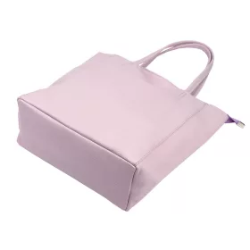   Luka 26-084 pasztell lila női bőr válltáska, shopper 40 x 37 x 13 cm