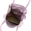 Luka 26-084 pasztell lila női bőr válltáska, shopper 40 x 37 x 13 cm