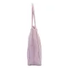 Luka 26-084 pasztell lila női bőr válltáska, shopper 40 x 37 x 13 cm