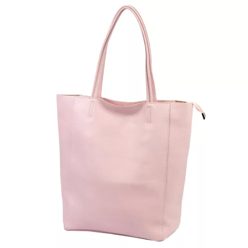 Luka 26-084 púder női bőr válltáska, shopper 40 x 37 x 13 cm