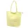 Luka 26-084 halvány sárga női bőr válltáska, shopper 40 x 37 x 13 cm