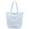 Luka 26-084 babakék női bőr válltáska, shopper 40 x 37 x 13 cm