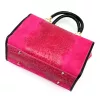 Luka 25-088 magenta női bőr kézitáska oldalpánttal 31.5 x 22.5 x 16 cm