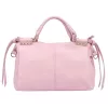 Camilla PREMIUM 10.008 púder női bőr kézitáska, oldalpánttal 35 x 23 x 16 cm
