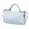 Camilla PREMIUM 10.008 babakék női bőr kézitáska, oldalpánttal 35 x 23 x 16 cm
